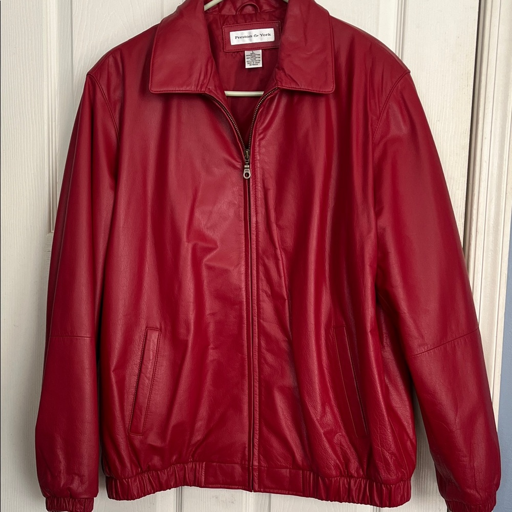 Preston and York Cherry Red Jacket